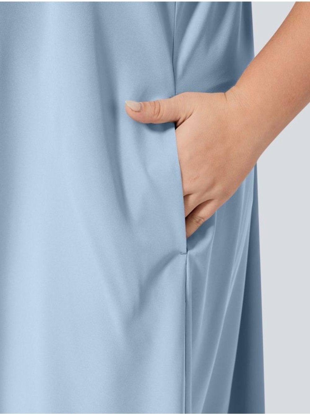 HALARA New Breezeful RacerPocket High Low Flowy Midi Quick Dry Casual Dress 2X - Picture 4 of 11